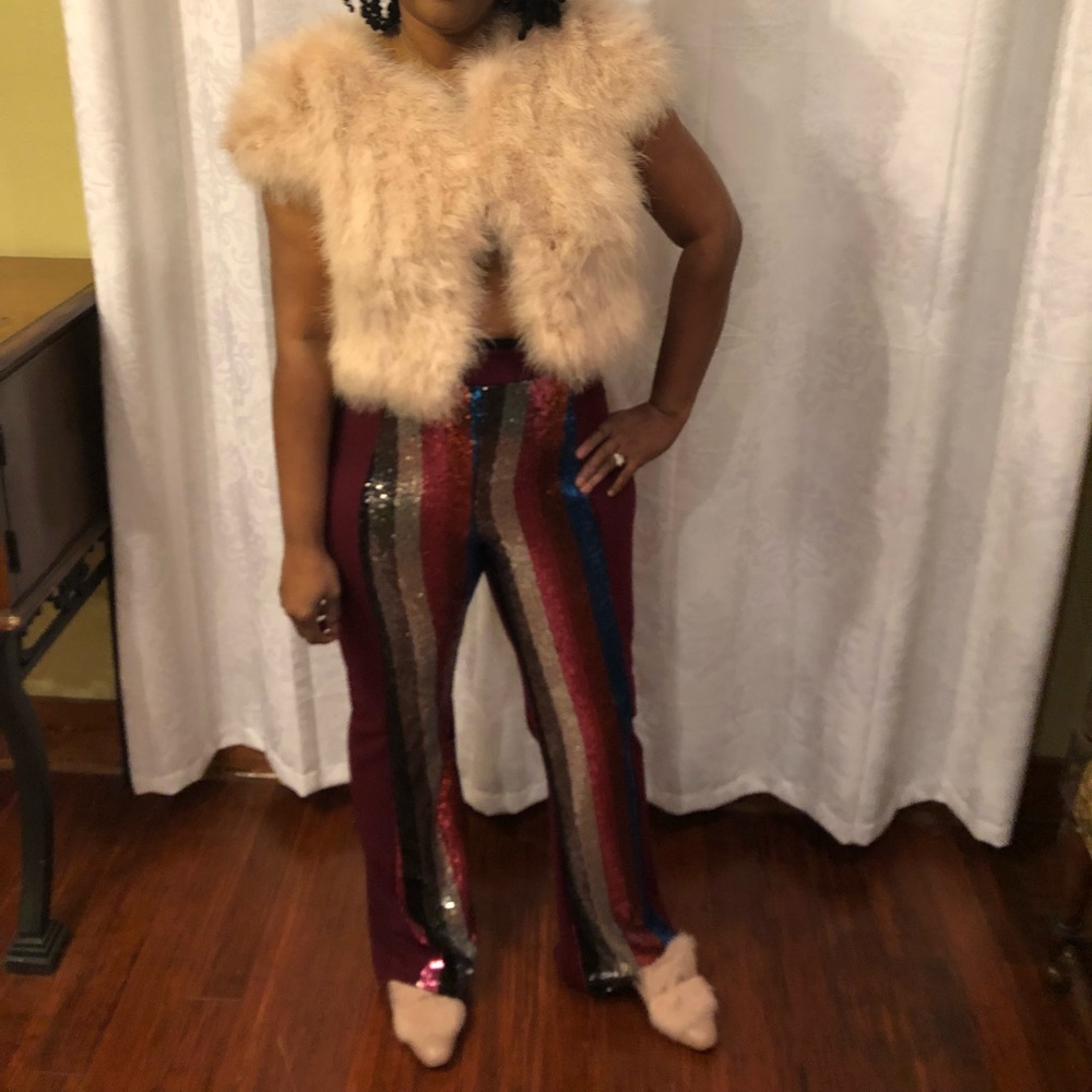 🆕 Sequin High waist pants - Picture 6 of 7